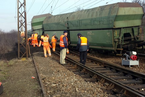 Košice Nižná Myšľa vykoľajenie vlak 2