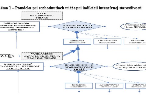 Pomôcka pri rozhodnutiach triáže pri indikácii intenzívnej starostlivosti