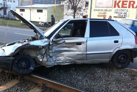 Dopravná nehoda v Košiciach