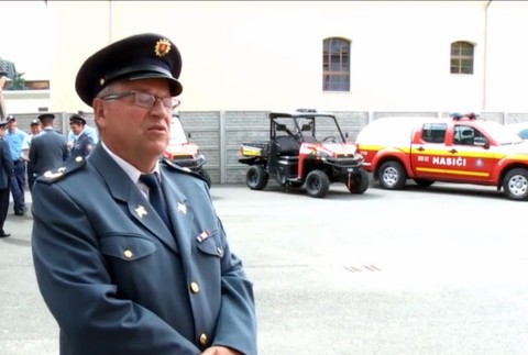 Ocenenie bývalého hasiča