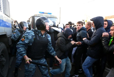 Protesty Rusko Moskva smrt  Jegor Ščerbakov1