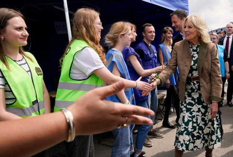 Návšteva prvej dámy USA Jill Bidenovej na Slovensku