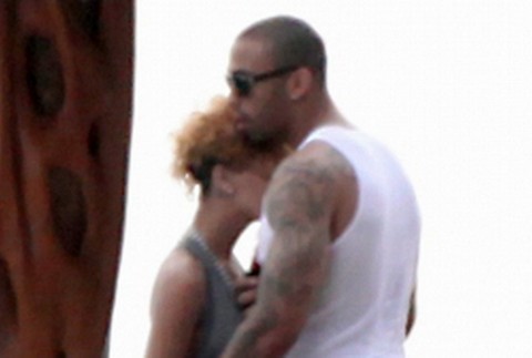 Rihanna a Matt Kemp 4