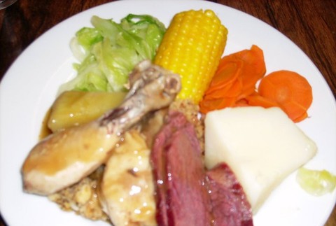 Tradičné maorské jedlo