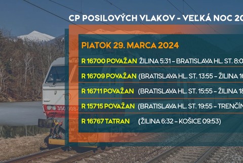 vlaky piatok