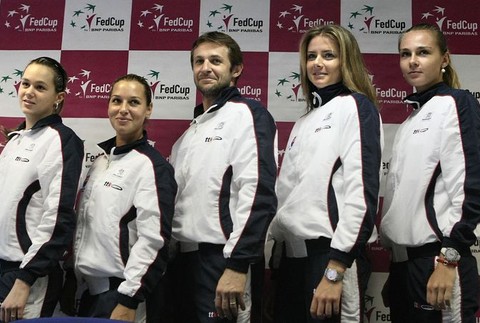 Tenistky Slovenska pred zápasom Fed Cupu s Českom