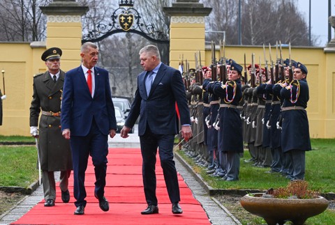 Spoločné zasadnutie vlád ČR a SR na zámku Nová Horka