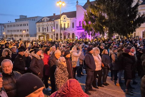 Protest v Topoľčanoch