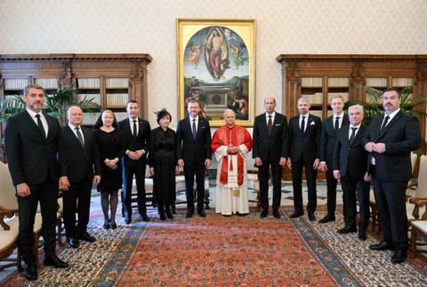 Slovenský prezident Peter Pellegrini vo Vatikáne