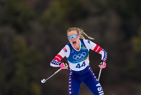 Americká bežkyňa na lyžiach Jessie Diggins