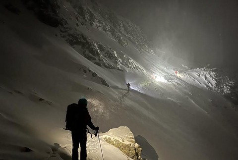 Lavína Vysoké Tatry
