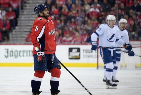 Ovečkin vs Tampa Bay