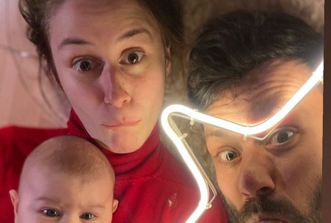 Robo Jakab s manželkou Aničkou a s dcérou Agnes