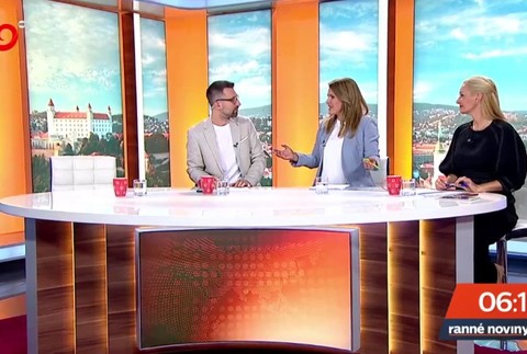 Bruno Ciberej ako moderátor počasia