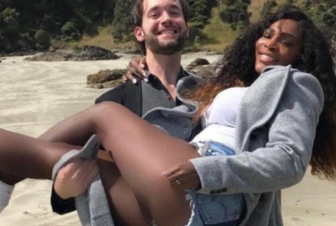 Serena so snúbencom