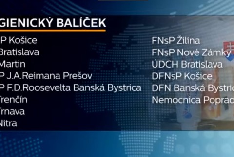 Nemocnice rozdali už 136-tisíc hygienických balíčkov. Ich zásoby sa míňajú