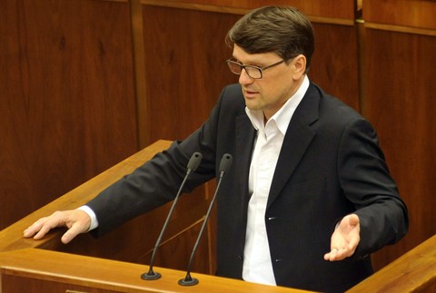 Marek Maďarič v parlamente