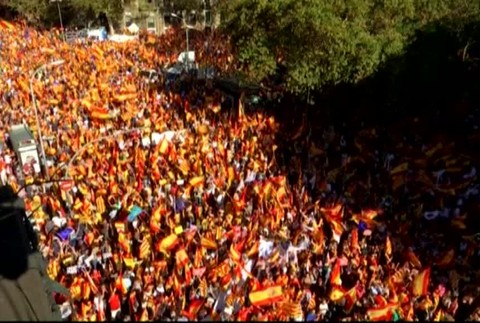 Veľké protesty v Barcelone457