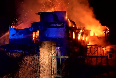 Požiar v obci Bukovec