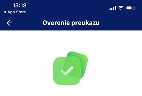 Potvrdenie uloženia certifikátu