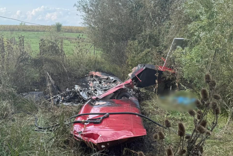 Pád lietadla pri Štúrove