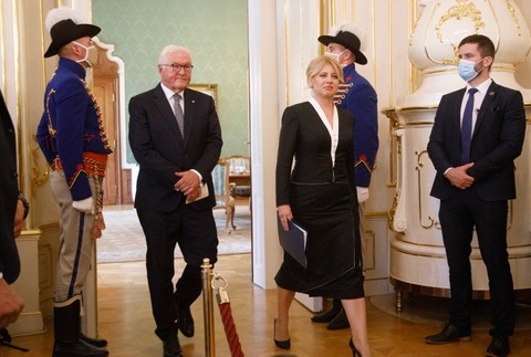 Prezidentka Čaputová a nemecký prezident Frank-Walter Steinmeier