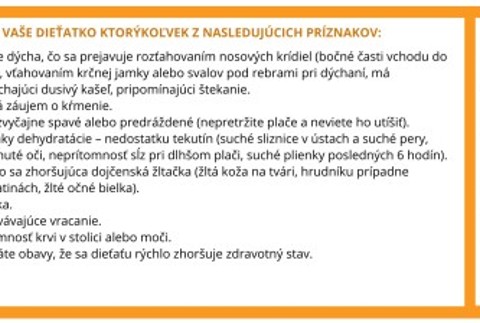 Deti mladšie ako 3 mesiace_oranžová zóna