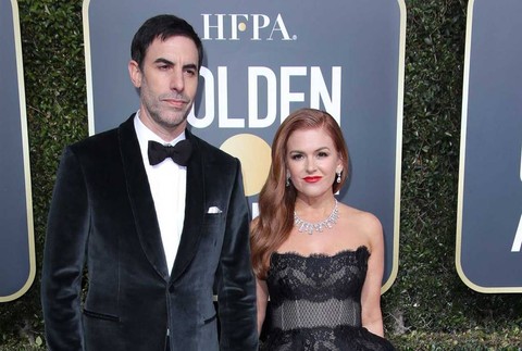 Sacha Baron Cohen a Isla Fisher