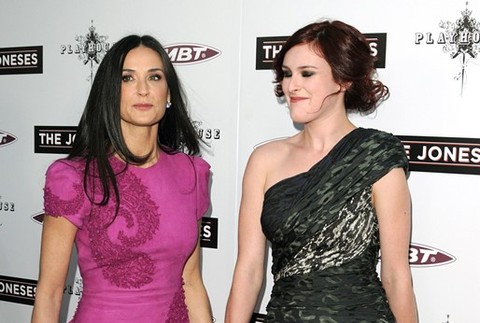 herečka Demi Moore a jej dcéra, ktorá sa tiež venuje herectvu Rumer Willis