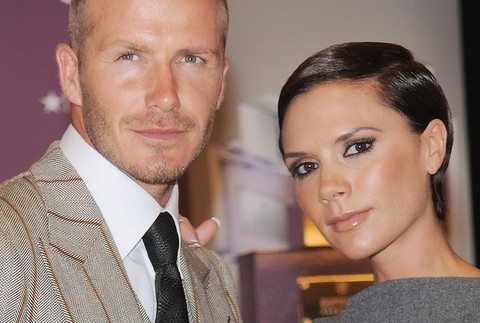 Victoria a David Beckham, tváre