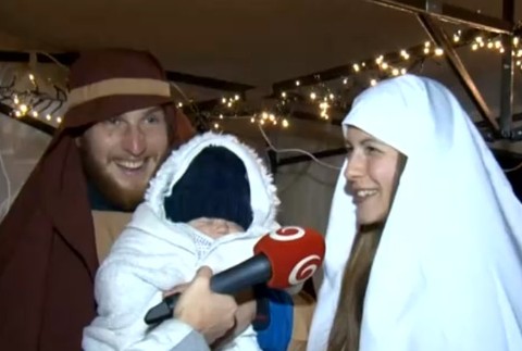 Oravský Betlehem mal svojho živého Ježiška. Nechýbala ani svätá rodina