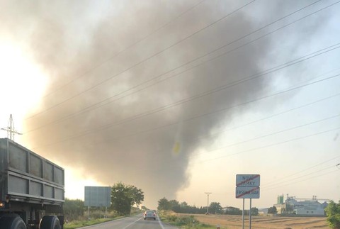 Požiar v Palárikove