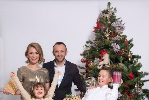 Ondrej Kandráč s rodinou