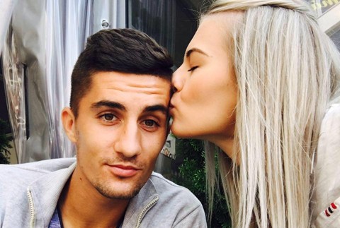 Dominika Grecová s priateľom