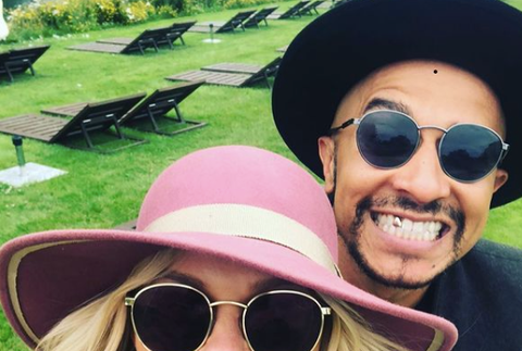 Emma Bunton a jej manžel Jade Jones