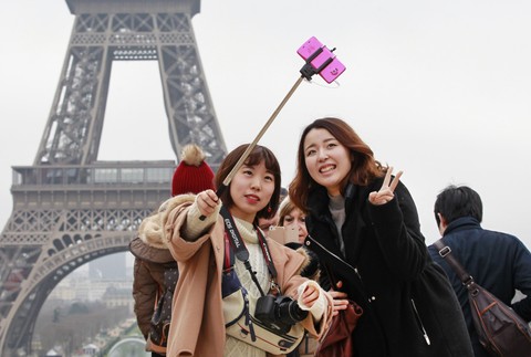 Eifellova veza Pariz selfie