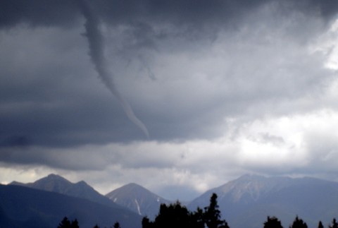 Tornádo počasie Liptovský Hrádok