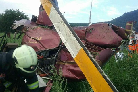 pád vrtuľníka v Prešove