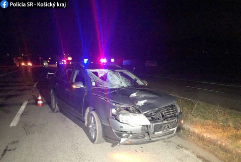 Chodec zrážku s autom neprežil.