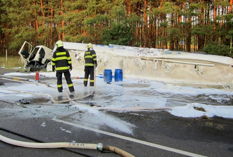 havária cisterna hasiči
