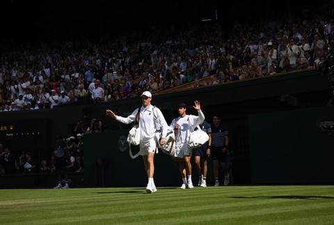 Jannik Sinner a Carlos Alcaraz