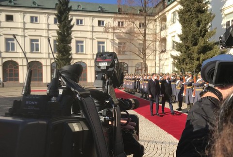 Český premiér Fiala a Heger