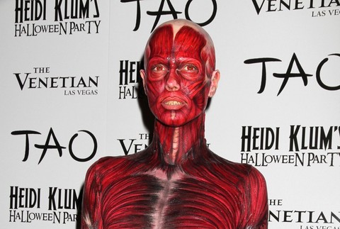 Heidi Klum v halloweenskom kostýme