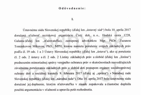 Kauza Čistý deň: uznesenie Najvyššieho súdu 2