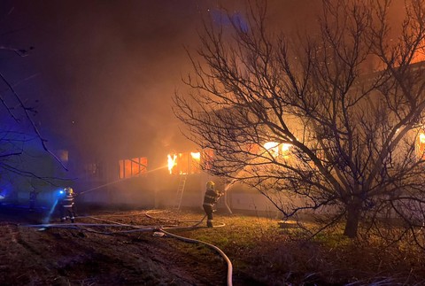 Požiar haly - Moravský Svätý Ján
