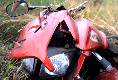 Motorkár sa zrazil so srnkou