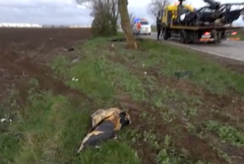 Vážna dopravná nehoda za obcou Hrubá Borša