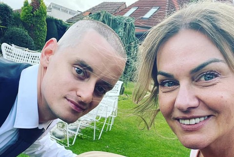 Benova so svojimi detmi