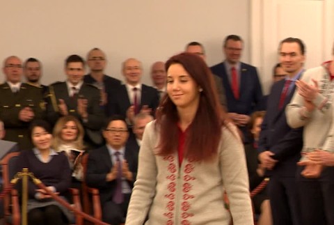 Športovci prisahali u prezidenta, že posnažia hrať na olympiáde fair play1237