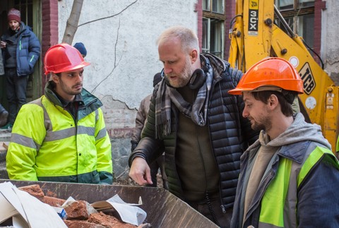 Trhlina - nakrúcanie